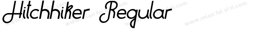 Hitchhiker Regular字体转换
